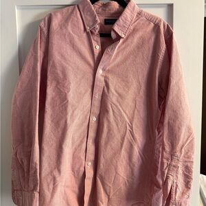 Proper Cloth Made-to-Measure Red/Pink Oxford Button Down - Large